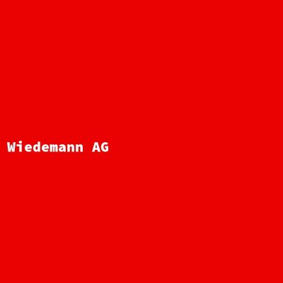 Hersteller: Wiedemann AG