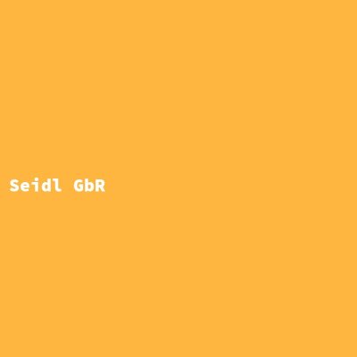 Hersteller: Seidl GbR