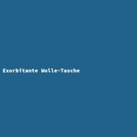 Exorbitante Wolle-Tasche