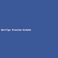 Wertige Elastan-Schuhe