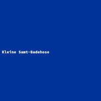 Kleine Samt-Badehose