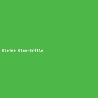 Kleine Glas-Brille