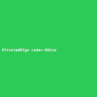 Mittelm&auml;&szlig;ige Leder-M&uuml;tze