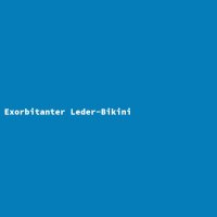Exorbitanter Leder-Bikini