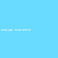 Klebriger Seide-Bikini