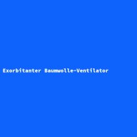Exorbitanter Baumwolle-Ventilator
