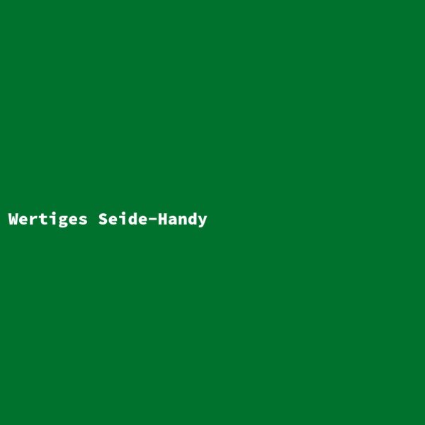 Wertiges Seide-Handy