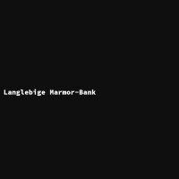 Langlebige Marmor-Bank