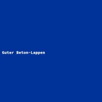 Guter Beton-Lappen